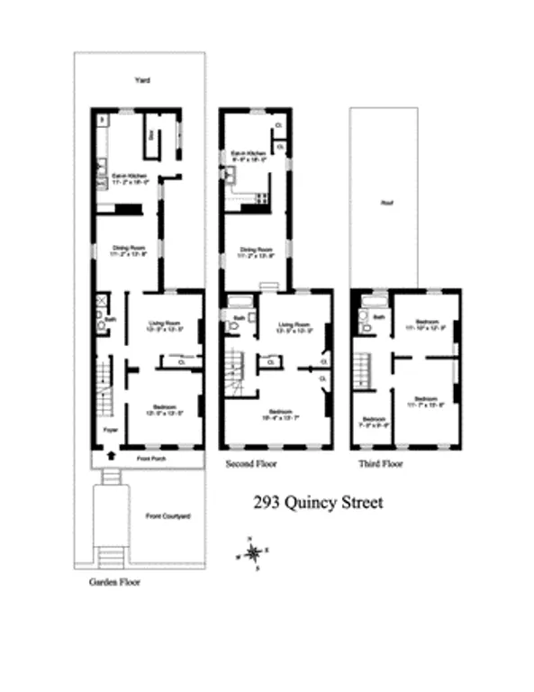 293 Quincy Street | floorplan | View 3