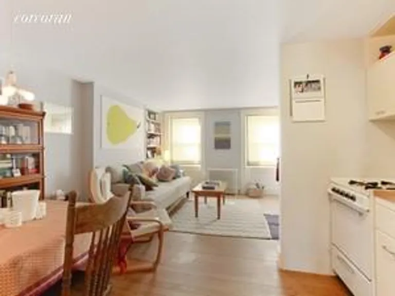 New York City Real Estate | View 473 Sackett Street | Garden Rental Living Room and Kitchen | View 12