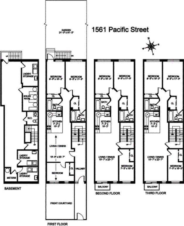 1561 Pacific Street | floorplan | View 10