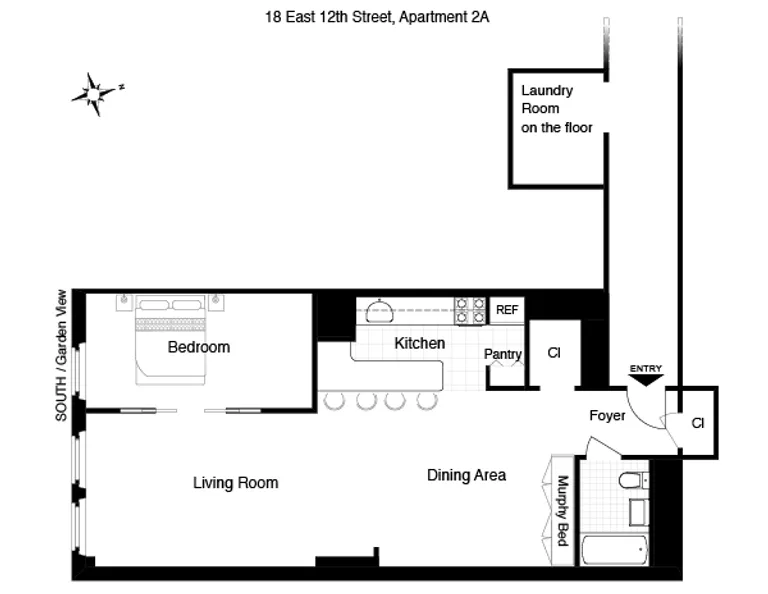 18 East 12th Street, 2A | floorplan | View 5