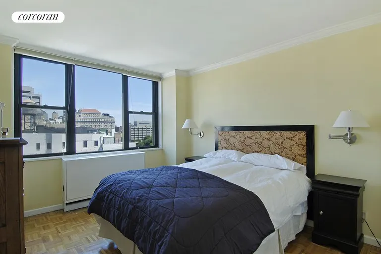 New York City Real Estate | View 201 East 17th Street, 11J | Pin drop quiet bedroom with views to the East | View 4