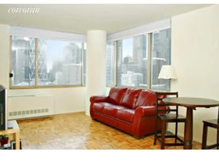 New York City Real Estate | View 350 West 50th Street, 22I | 1 Bed, 1 Bath | View 1
