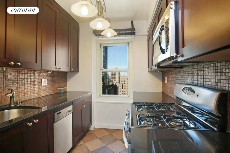 New York City Real Estate | View 159 West 53rd Street, 28H | Windowed Renovated Kitchen | View 3
