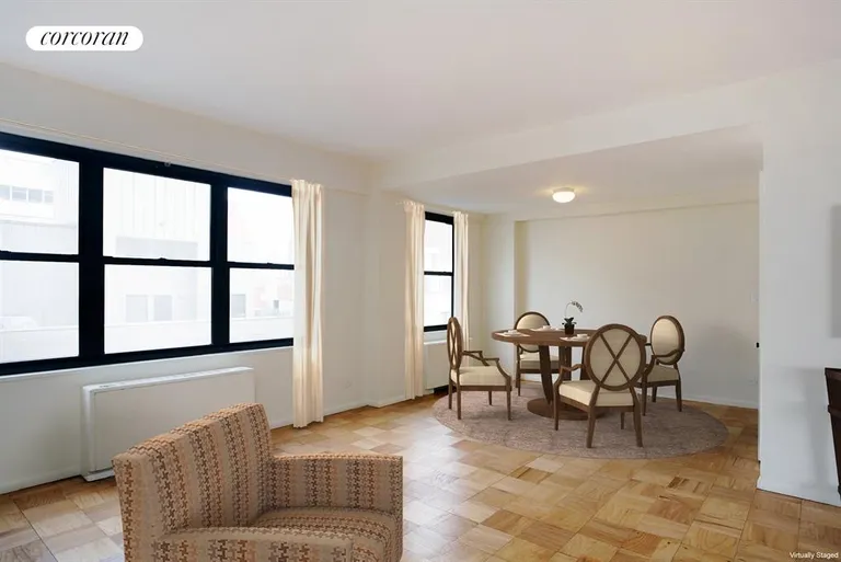 New York City Real Estate | View 225 East 57th Street, 16H | Windowed Dining Alcove | View 2