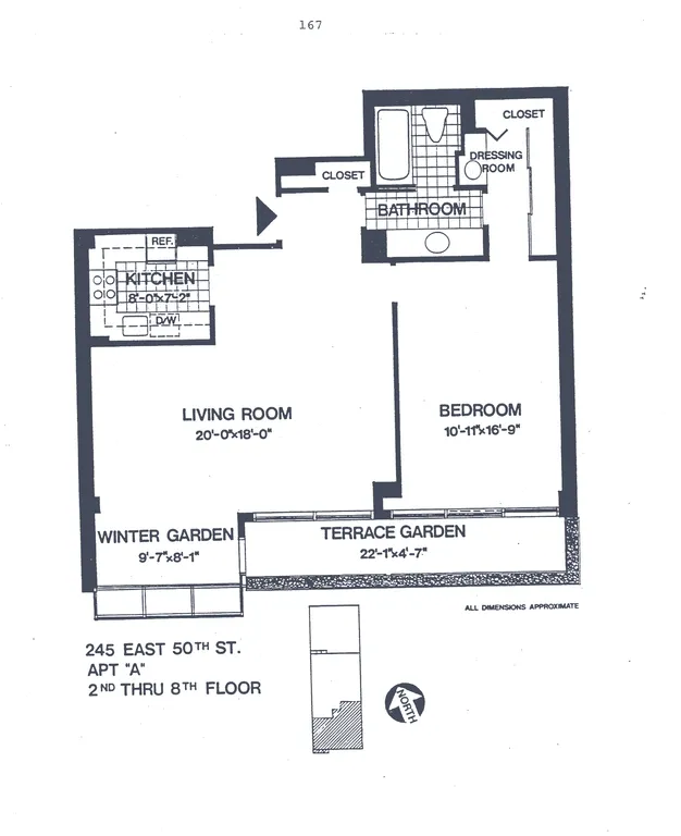 245 East 50th Street, 7A | floorplan | View 8