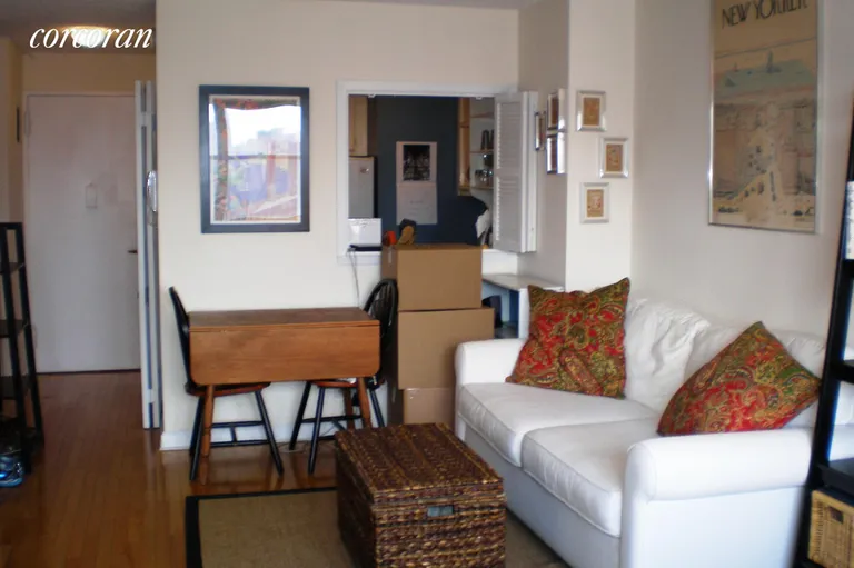 New York City Real Estate | View 301 East 79th Street, 26K | 26K-Living Room & Kitchen | View 2
