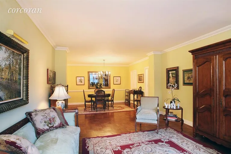 New York City Real Estate | View 80 East End Avenue, 6J | Living Room / Dining Area | View 2