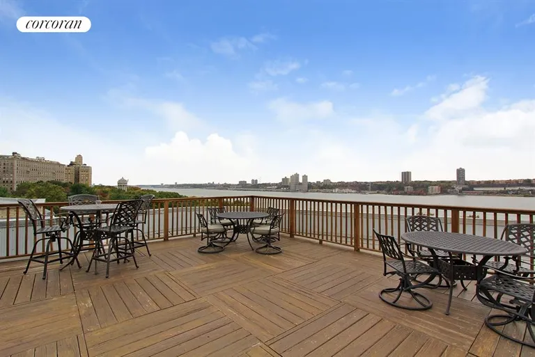 New York City Real Estate | View 214 Riverside Drive, 514 | Roof Deck | View 4