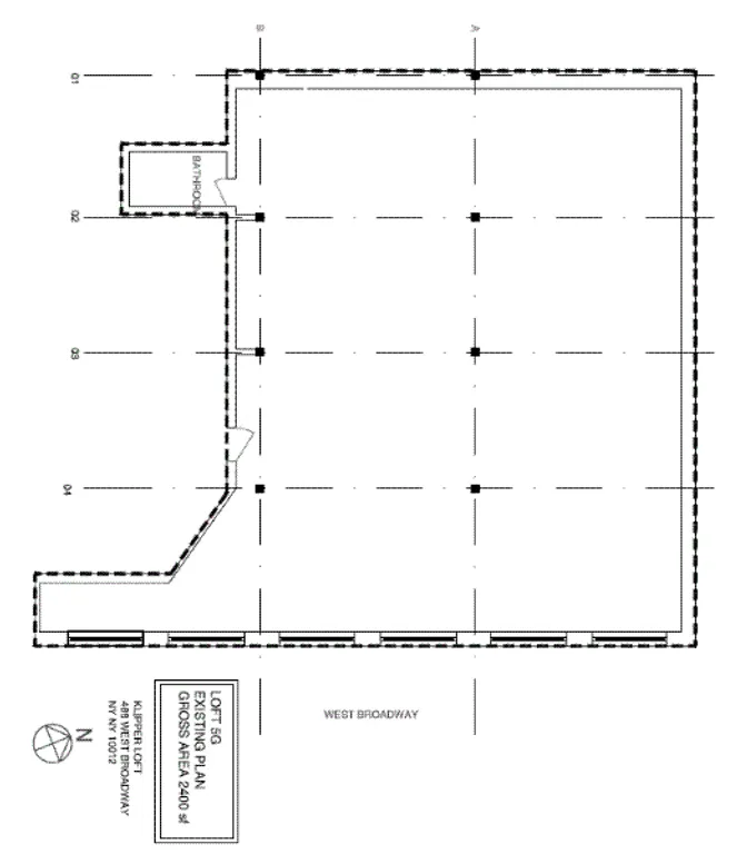 468 West Broadway, 5G | floorplan | View 2