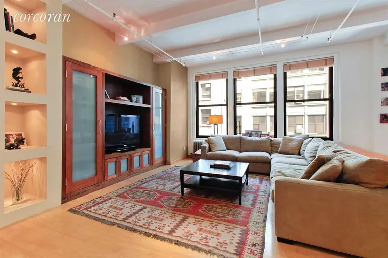 New York City Real Estate | View 114 West 27th Street, 8N | Living Room | View 2