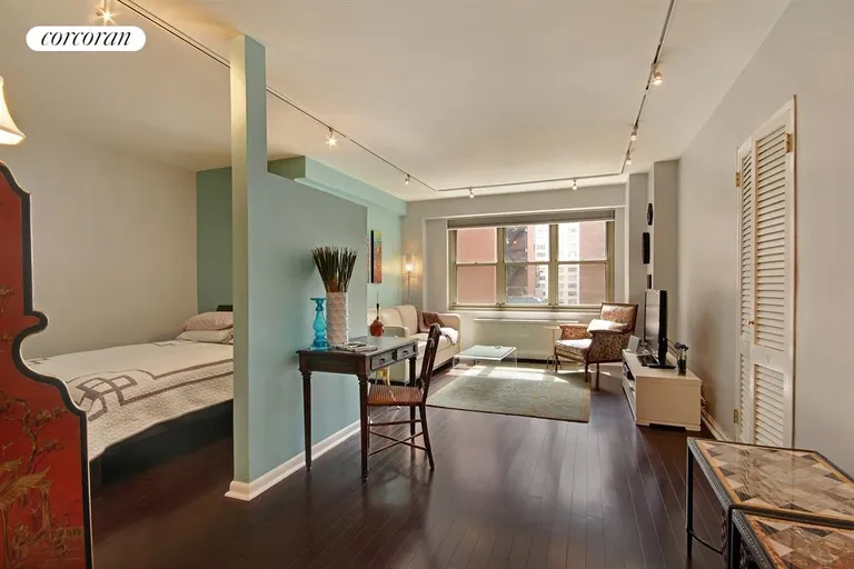 New York City Real Estate | View 205 East 63rd Street, 6H | Separation of sleeping alcove & LR has open flow | View 3