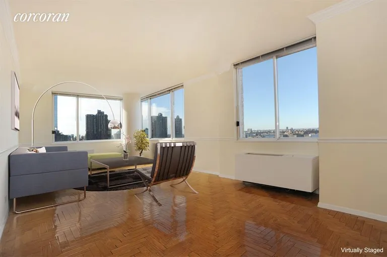 New York City Real Estate | View 350 West 50th Street, 21E | 2 Beds, 2 Baths | View 1