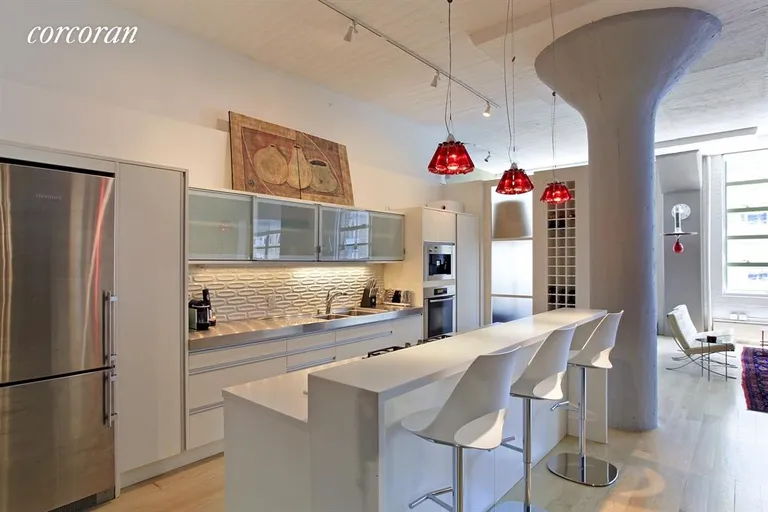 New York City Real Estate | View 195 Hudson Street, 4C | Top of the line chef's kitchen. | View 2
