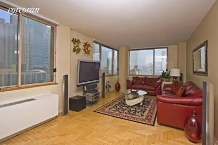 New York City Real Estate | View 350 West 50th Street, 18B | 2 Beds, 2 Baths | View 1