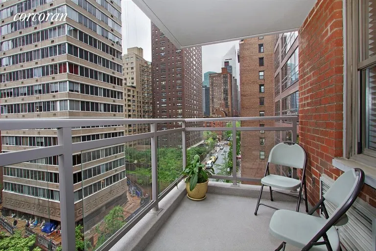 New York City Real Estate | View 420 East 55th Street, 8N | Balcony | View 6
