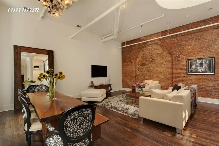 New York City Real Estate | View 514 Broadway, PH6G | Living Room / Dining Room | View 2