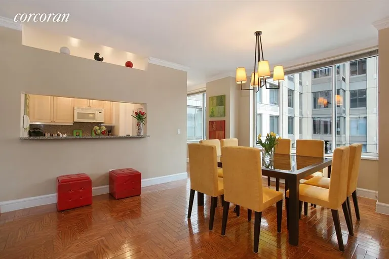New York City Real Estate | View 200 Riverside Boulevard, 15I | Dining Room | View 3