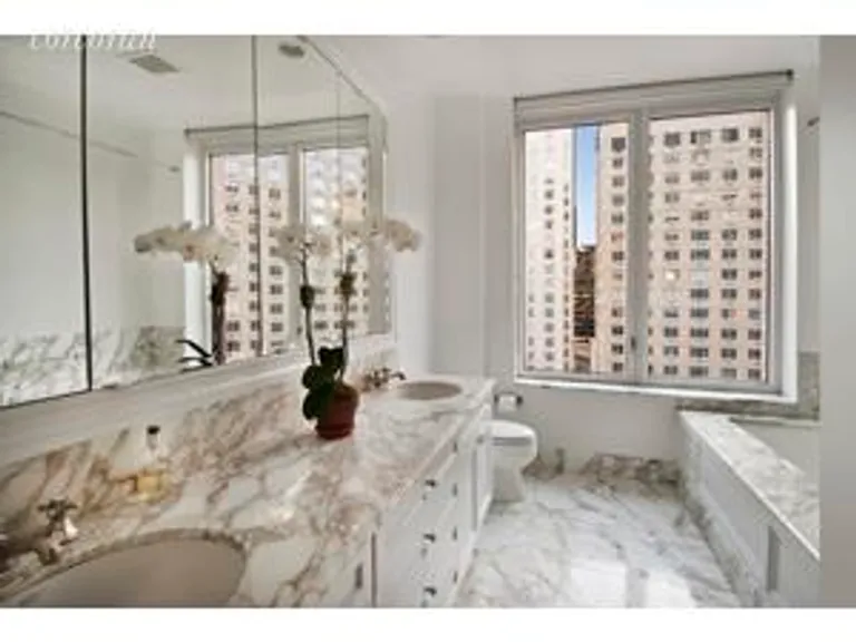 New York City Real Estate | View 15 West 63rd Street, 23B | Master Bath | View 2