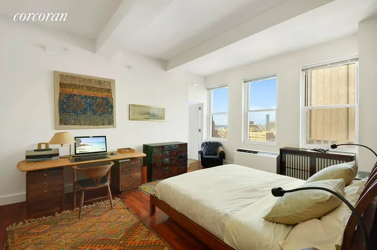 New York City Real Estate | View 270 Broadway, 20C | Master Bedroom | View 6