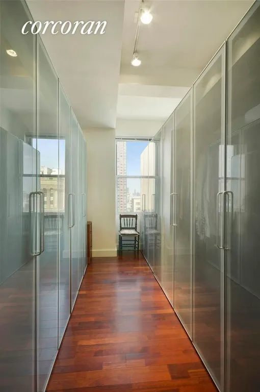 New York City Real Estate | View 270 Broadway, 20C | dressing area with wardrobes | View 8