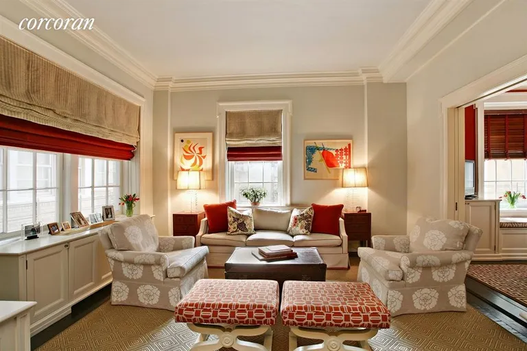 New York City Real Estate | View 1 Lexington Avenue, 3-4D | Corner Living Room | View 3