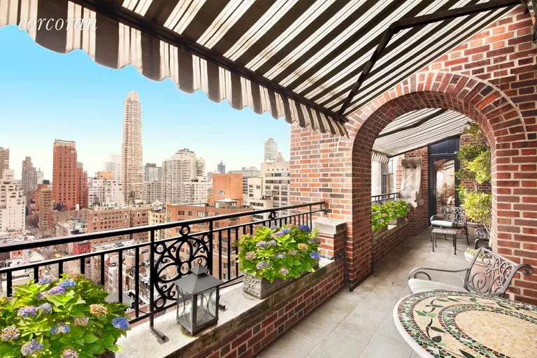 New York City Real Estate | View 720 Park Avenue, 16A | 6'4"x 31' terrace; Access from library and BR | View 6