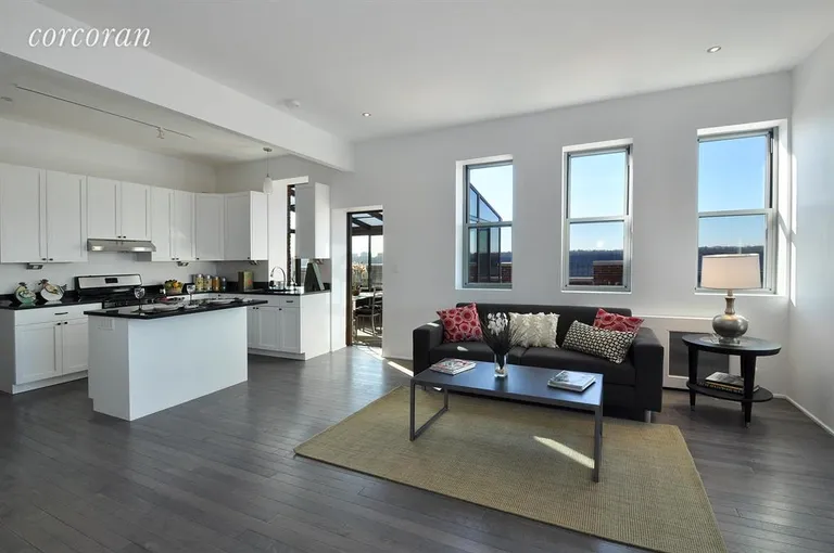 New York City Real Estate | View 689 Fort Washington Avenue, PH4 | Open floor plan allows for that "great room" feel. | View 2