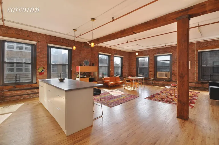 New York City Real Estate | View 119 North 11th Street, 3B | Kitchen / Living Room | View 12