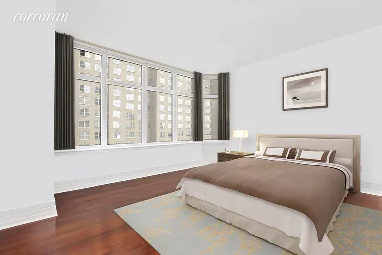 New York City Real Estate | View 300 East 55th Street, 19B | 300 East 55th Street, Unit 19B, Manhattan (07 Master Bedroom VS FINAL) | View 7