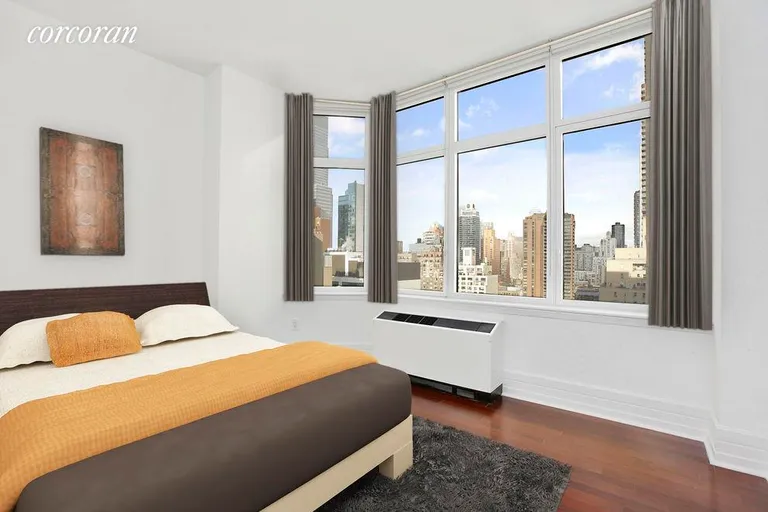 New York City Real Estate | View 300 East 55th Street, 19B | 300 East 55th Street, Unit 19B, Manhattan (08 Second Bedroom VS DRAFT) | View 8