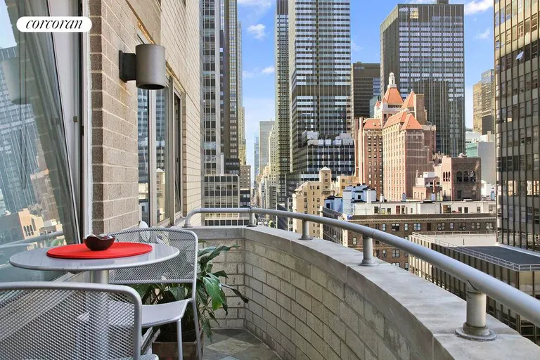 New York City Real Estate | View 216 East 47th Street, 20A | 216 East 47th_#20A, New York (Terrace) | View 4