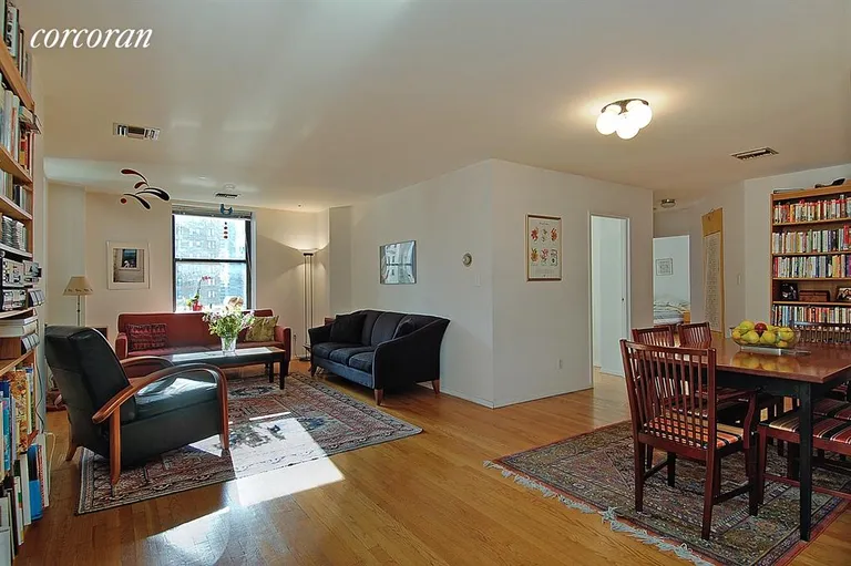 New York City Real Estate | View 253 West 73rd Street, 8AJ | Kitchen / Living Room | View 2