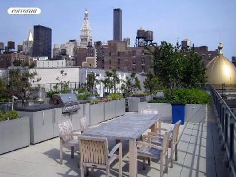 New York City Real Estate | View 655 Sixth Avenue, 2E | Roof Top Terrace with Barbeque and Teak Furniture | View 6