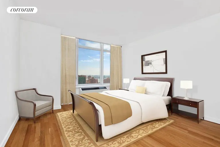 New York City Real Estate | View 325 Fifth Avenue, 42B | "Virtual" Master Bedroom with East River Views | View 4