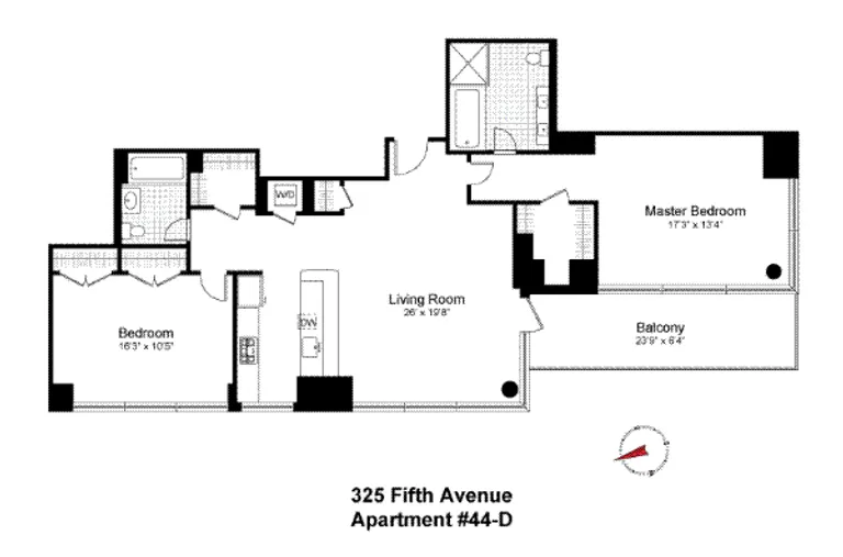 325 Fifth Avenue, 44D | floorplan | View 24