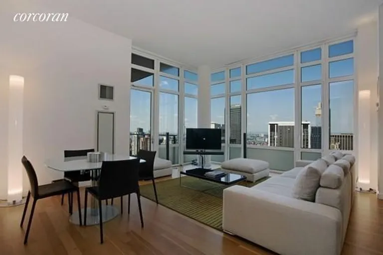 New York City Real Estate | View 325 Fifth Avenue, 44D | Living Room with view | View 2