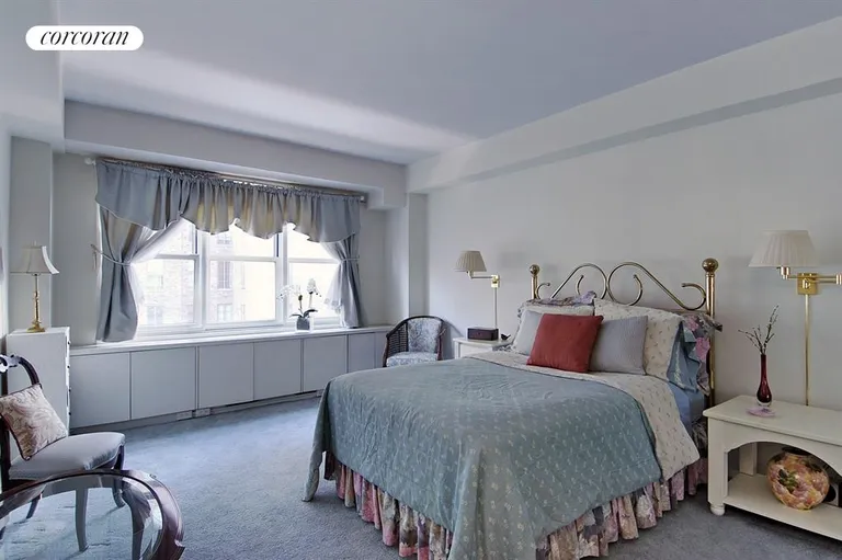 New York City Real Estate | View 130 East 63rd Street, 10B | Large bedroom with eastern city views | View 8