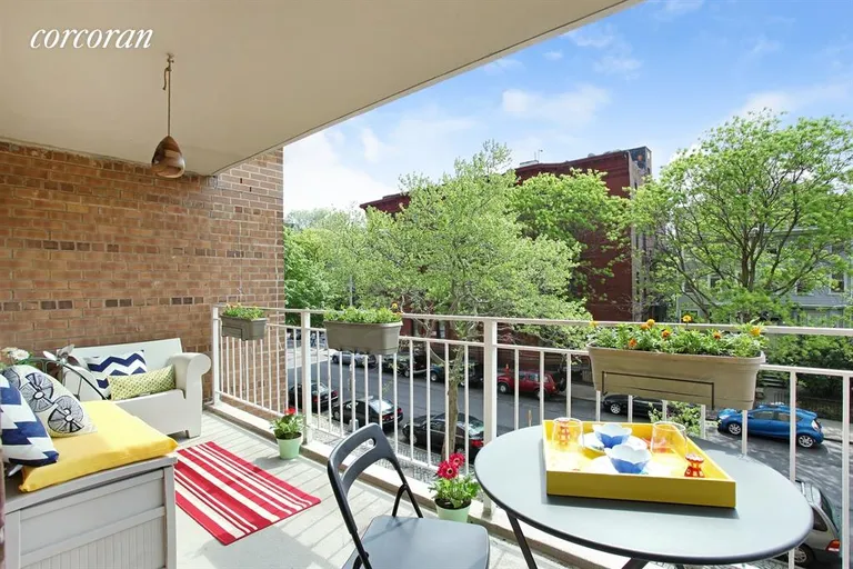 New York City Real Estate | View 185 Hall Street, 308 | Balcony | View 6