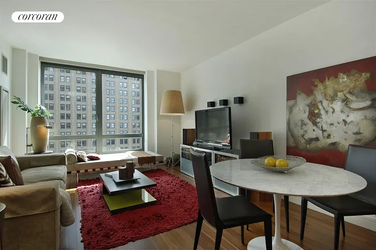 New York City Real Estate | View 30 West Street, 19D | 1 Bed, 1 Bath | View 1