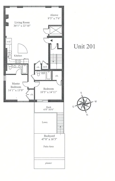 11 2Nd Place, 201 | floorplan | View 3