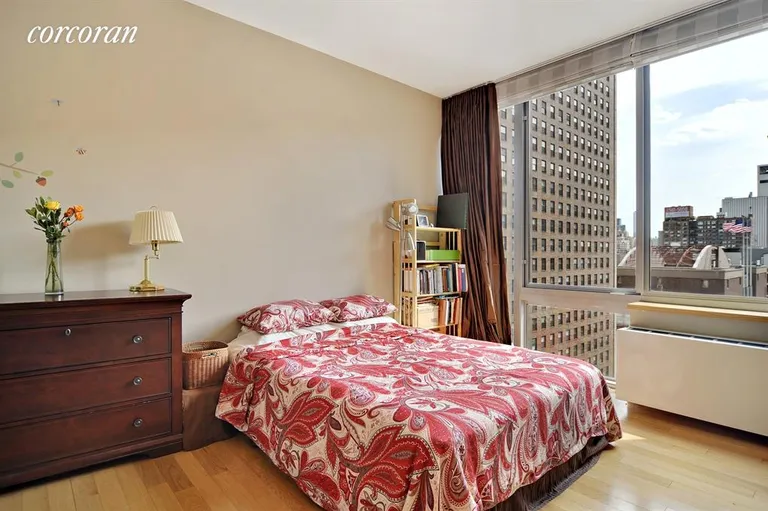New York City Real Estate | View 225 West 60th Street, 16B | Large master with south-facing city views | View 4