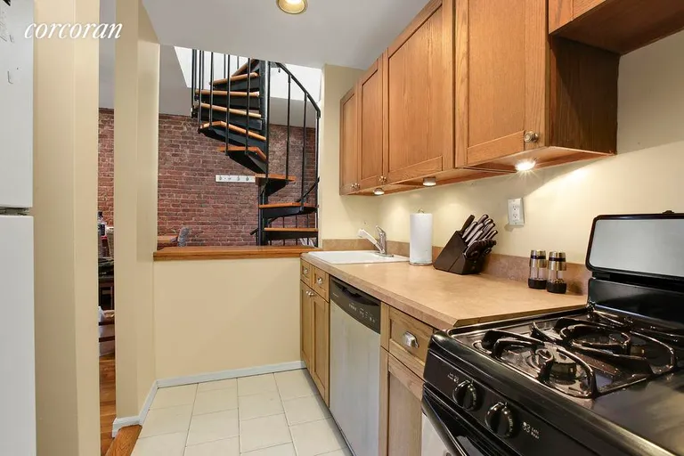 New York City Real Estate | View 426 13th Street, 4B | Galley kitchen with pass-through | View 2