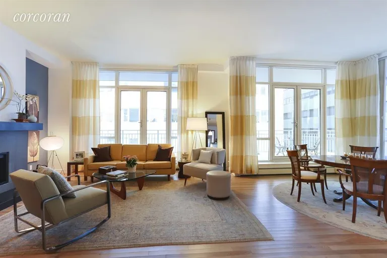 New York City Real Estate | View 59 John Street, PH1 | Living Room / Dining Room | View 2
