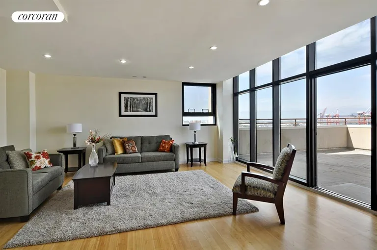 New York City Real Estate | View 20 Tiffany Place, PH | Living Room | View 14