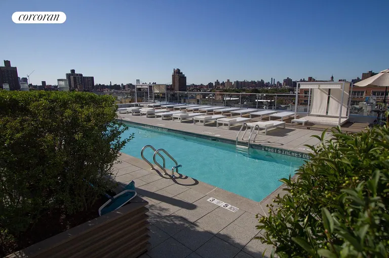 New York City Real Estate | View 425 East 13th Street, 6K | 50 foot pool on the roof | View 12