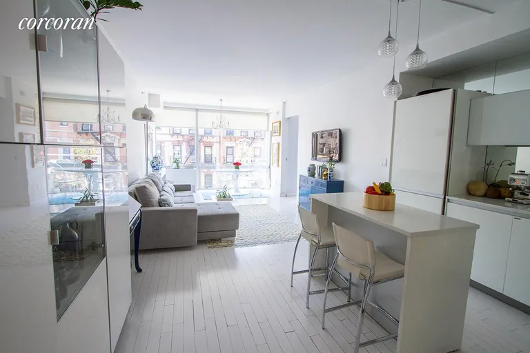 New York City Real Estate | View 425 East 13th Street, 6K | Sun drenched living space | View 3