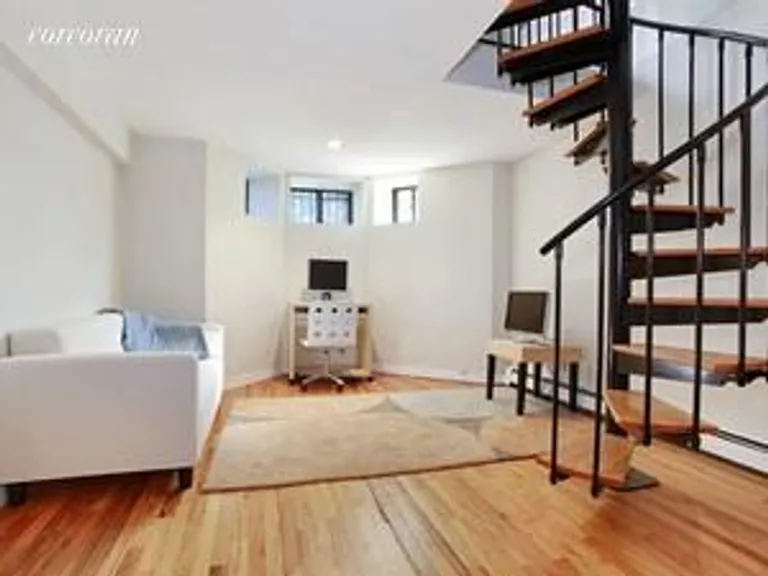 New York City Real Estate | View 335 2nd Street, 1F | TV Room/Home Office | View 3