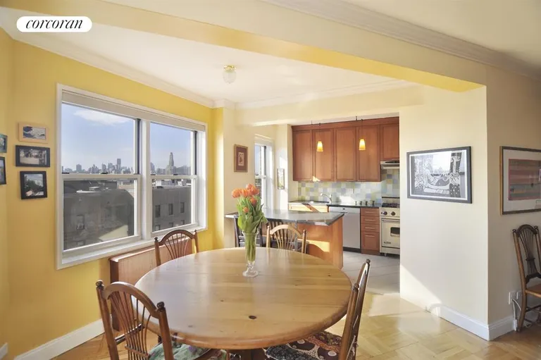 New York City Real Estate | View 34 Plaza Street East, 804 | Dining Room | View 3