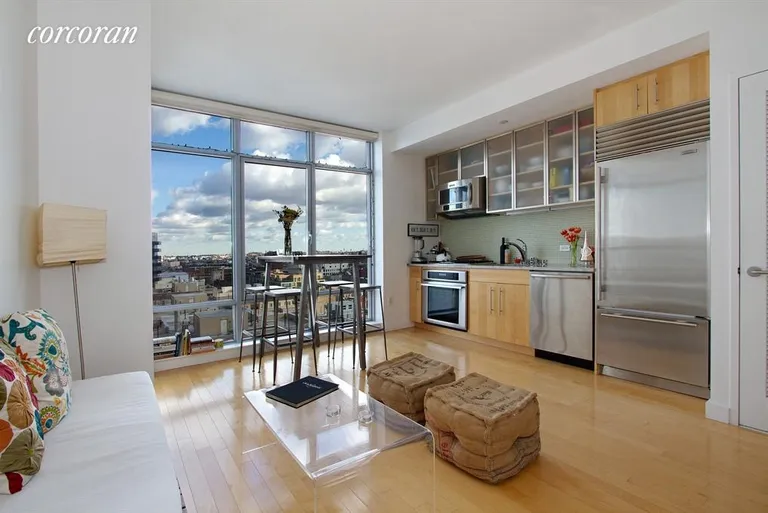 New York City Real Estate | View 1 NORTHSIDE PIERS, 14A | 1 Bed, 1 Bath | View 1
