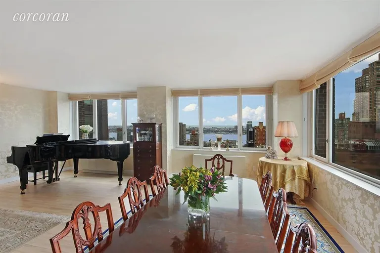 New York City Real Estate | View 322 West 57th Street, 38H3 | 3 Beds, 3 Baths | View 1